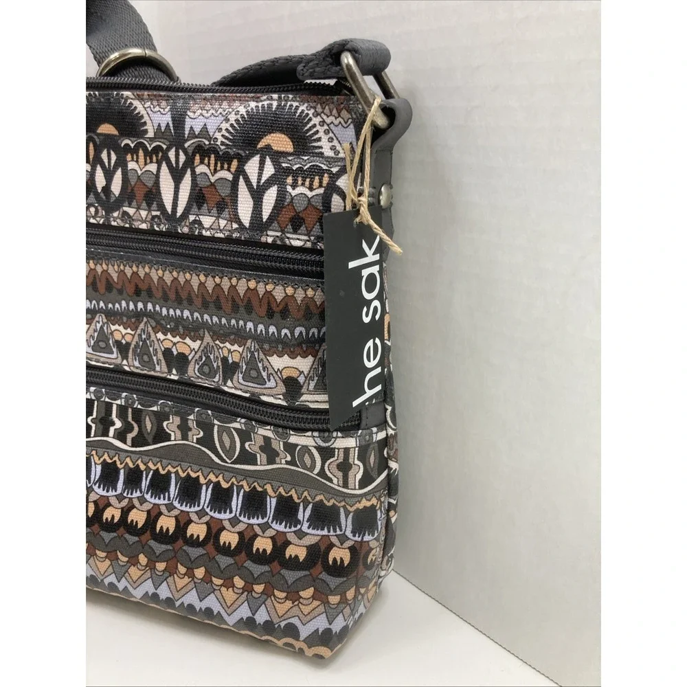 NWT Sakroots‎ Purse Crossbody Bag Desert Strip Peace Sign Style 109651